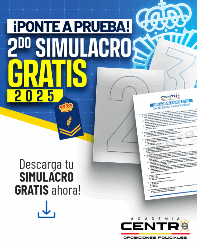 simulacros policía nacional 2025 gratis pdf con respuestas